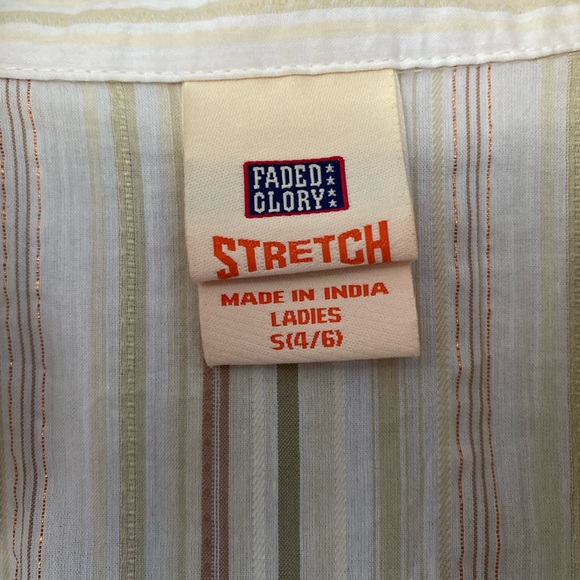 Faded Glory Short Sleeve Button Front Shirt - Picture 7 of 8